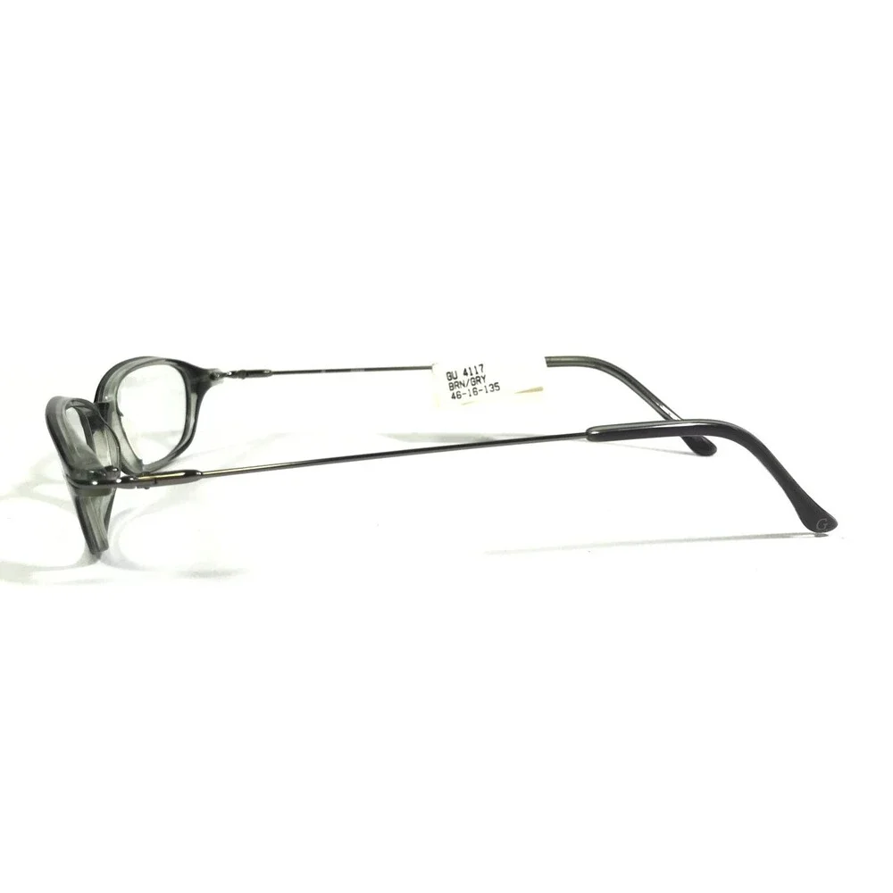 Guess Petite Eyeglasses Frames GU4117 BRN/GRY Black Grey Rectangular 46-16-135